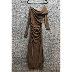 Dresses | Significant Other Liliana Shimmer Long Sleeves Off The Shoulder Maxi  Dress Us 4 | Poshmark